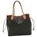 Louis Vuitton Neverfull MM Tote in Brown Coated Canvas