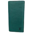 Louis Vuitton Long Wallet Epi Monogram Eclipse Portefeuille Brazza