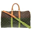 Louis Vuitton Keepall Bandouliere 45 Monogram Boston Bag