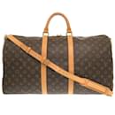 Louis Vuitton Keepall Bandouliere 55 Monogram Boston Bag