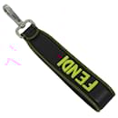 FENDI Key Ring Leather Black Auth ar13636 - Fendi