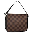LOUIS VUITTON Damier Ebene Trousse Makeup Pouch N51982 LV Auth BA1789 - Louis Vuitton