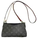 Louis Vuitton Black Monogram Canvas Pallas Chain Clutch with Straps