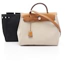 Hermes Herbag PM Toil GM Leather 2way Handbag - Hermès