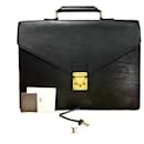 Louis Vuitton Serviette Ambassadeur Epi Business Bag