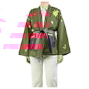 Dark red embroidered Kimono - One size - Autre Marque