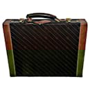 Authentic Vintage Gucci Rare Striped GG Shooting Star Attaché Case