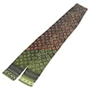 LOUIS VUITTON Bando Scarf Silk Brown LV Auth ar13654 - Louis Vuitton