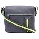 Bally Calf Shoulder Bag Navy