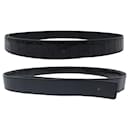 LIEN DE CEINTURE HERMES T100 32MM EN CUIR DE CROCODILE POROSUS NOIR BELT LINK - Hermès