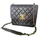 Chanel vintage Big logo CC classic lambskin bag