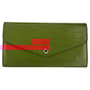 Louis Vuitton Epi Portefeuille Sarah Long Wallet