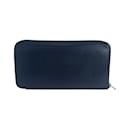 Hermes Azap Long Wallet in Blue Indigo - Hermès
