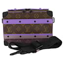 Louis Vuitton Handle Soft Trunk Monogram Macassar Handbag