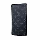 Louis Vuitton Long Wallet Monogram Eclipse Portefeuille Brazza M61697