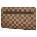 Louis Vuitton Clutch Bag Damier Saint N51993 Ebene