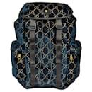 Gucci Navy Velvet Backpack