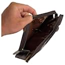 Vintage Louis Vuitton Monogram Leather clutch brown