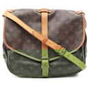 Louis Vuitton Brown Monogram Saumur 35