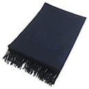 Louis Vuitton Cashmere Stole in Navy