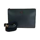 Gucci Sherry Line Black Leather Shoulder Bag