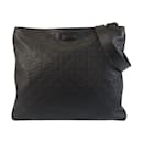 Gucci Guccissima Brown Leather Messenger Bag