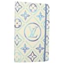 LOUIS VUITTON LV Visor Pool Notebook MM Jane Cover lagoon GI1093 LV Auth BD2240 - Louis Vuitton