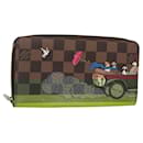 LOUIS VUITTON Damier Evasion Zippy Wallet Long Wallet N61240 LV Auth 125449 - Louis Vuitton