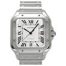 Cartier Santos de LM WSSA0018 Silver Dial Men's Watch