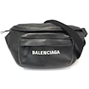 Balenciaga Everyday Belt Bag in Black Calfskin