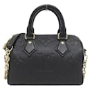 Louis Vuitton Monogram Empreinte Speedy Bandouliere Boston Bag