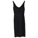 Alexander McQueen Sheath Dress in Black Viscose - Alexander Mcqueen