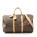 Louis Vuitton Keepall Bandouliere 50 Monogram Boston Bag