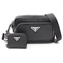 Prada TESSUTO + SAFFIANO Shoulder Bag 2VH1722DMHF0002
