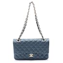 Chanel Leather Matelasse W Flap Shoulder Bag A01112
