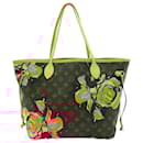 Louis Vuitton Monogram Roses Neverfull MM 2way Bag M48613