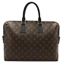 Louis Vuitton Monogram Macassar Porte-Documents Jour Briefcase M40868