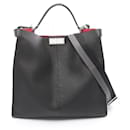 Fendi Peekaboo X-Lite Leather Shoulder Bag
