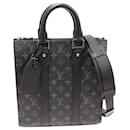 Louis Vuitton Monogram Eclipse Sac Plat Cross 2way Bag M46456