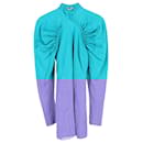  Rotate Birger Christensen Mini Dress in Turquoise Viscose - Autre Marque