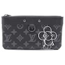 Louis Vuitton Pochette Apollo PM Monogram Eclipse Leather Pouch