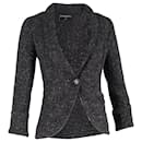 Chanel Tweed Blazer in Black Cotton