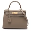 Hermes Epsom Kelly 28 Handbag Brown BMU235AD Stamp B (2023) - Hermès