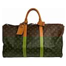 Louis Vuitton Keepall Bandouliere Monogram Boston Bag