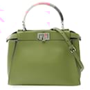Fendi Mini Peekaboo Iconic Leather Handbag