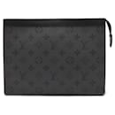 Louis Vuitton Monogram Eclipse Reverse Pochette Voyage MM Clutch Bag M69535