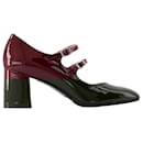 Alice Pumps - Carel - Patent Leather - Burgundy - Autre Marque