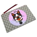 Gucci BOSCO GG Supreme Canvas Clutch Bag