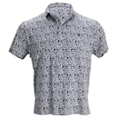 Polo Ralph Lauren Custom Slim Floral Print Polo Shirt in Blue Cotton