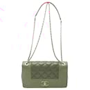 Chanel Mademoiselle Matelasse Leather Shoulder Bag